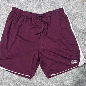 Size 46B: Reversible Maroon & White Athletic Shorts